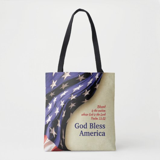 GOD BLESS AMERICA TASCHE (Vorderseite)