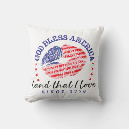 God Bless America - Throw Pillow Kissen