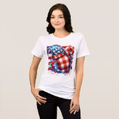 God Bless America Tri-Blend Shirt (Vorderseite voll)