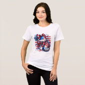 God Bless America Tri-Blend Shirt (Vorderseite voll)