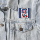 God Bless America Zuhause Sweet Zuhause Button (Beispiel)