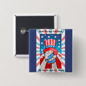 God Bless America Zuhause Sweet Zuhause Button (Vorne & Hinten)