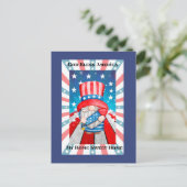 God Bless America Zuhause Sweet Zuhause Postkarte (Stehend Vorderseite)