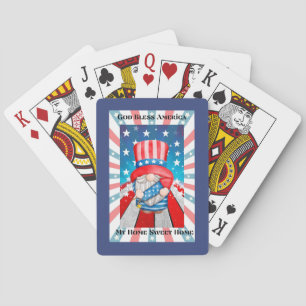 God Bless America Zuhause Sweet Zuhause Spielkarten