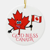 God Bless Canada Keramik Ornament (Vorne)