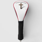 GOD BLESS MEY MILITARY FAMILY mit robustem Kreuz Golf Headcover (Vorderseite)