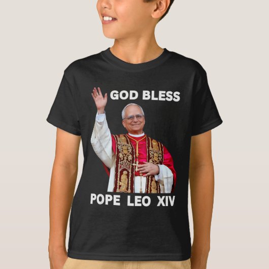 God Bless New Pe Leo Xiv Catholic Church Faith Sun T-Shirt (Vorderseite)