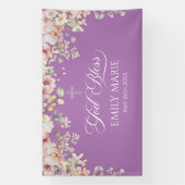 GOD BLESS Orchids purple banner backdrop (Vertikal)