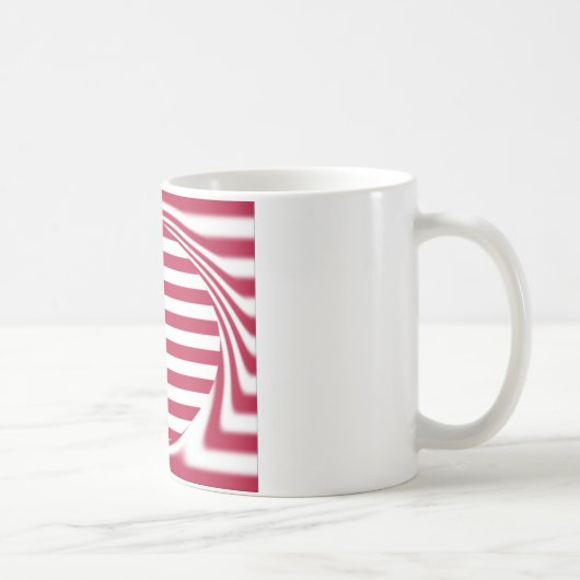 God Bless Our Zuhause: USA Flag Swirl Art Kaffeetasse (Rechts)
