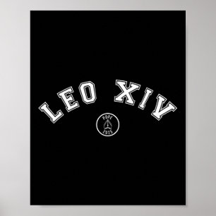 God Bless Pope Leo Xiv Chicago America T - Shirt.p Poster