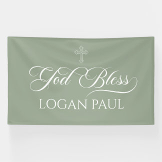 GOD BLESS SAGE banner backdrop 