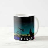 God Bless Texas Lone Star Staat Kaffeetasse (VorderseiteRechts)