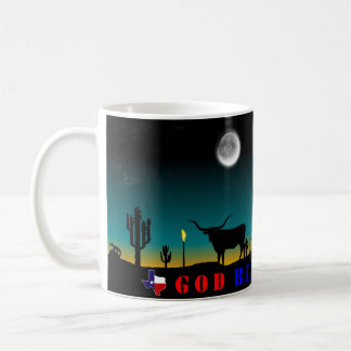 God Bless Texas Lone Star Staat Kaffeetasse