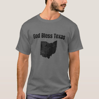 God Bless Texas Ohio Vintag Retro T-Shirt