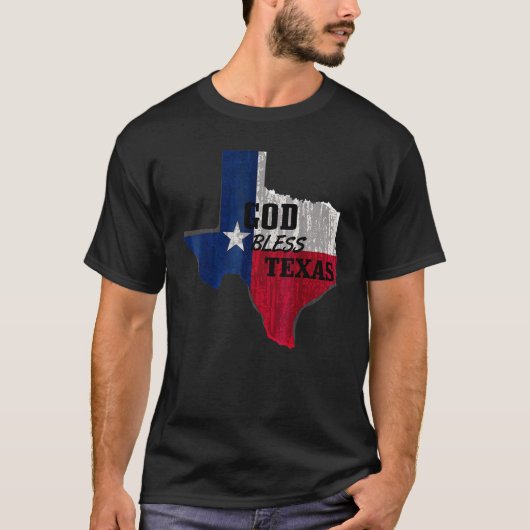 God Bless Texas Strong Phantastisch Ohio T-Shirt (Vorderseite)