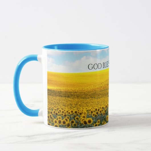 GOD BLESS UKRAINE TASSE (Links)