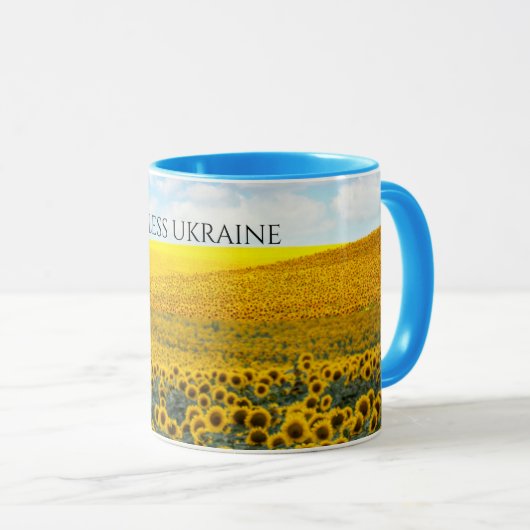 GOD BLESS UKRAINE TASSE (VorderseiteRechts)