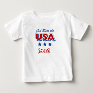 God Bless USA 2009 Säugling T - Shirt