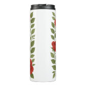 God Bless You Religious Rose Floral Thermosbecher (Rückseite)