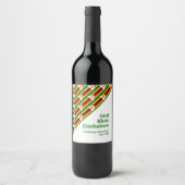 GOD BLESS ZIMBABWE individuell anpassbar Weinetikett (Vorderseite)