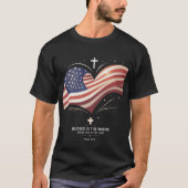 God & Country – 4th of July Christian Art T-Shirt (Vorderseite)