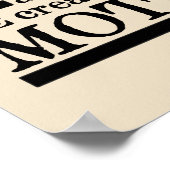 God Created Mothers Poster (Ecke)