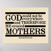 God Created Mothers Poster (Vorne)