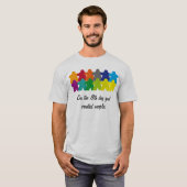 God created the meeples T-Shirt (Vorne ganz)