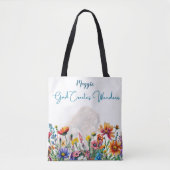 God Creates Wonders - Personalisiert Tote Bag Tasche (Vorderseite)