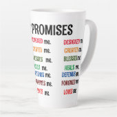 God design me And promise collection. Milchtasse (Rechte Ecke)