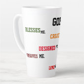 "GOD DESIGNED ME" - Letzte Tasse (Linke Ecke)