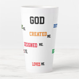 "GOD DESIGNED ME" - Letzte Tasse