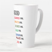 "GOD DESIGNED ME" - Letzte Tasse (Rechte Ecke)