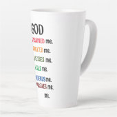 "GOD DESIGNED ME" - Letzte Tasse (Rechte Ecke)