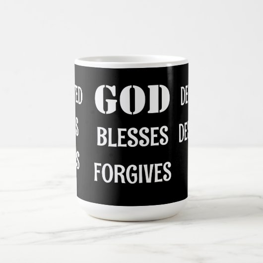 GOD DESIGNEED ME" Letzte Tasse (Mittel)