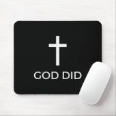 God Did Christian Faith Testimony Blessing Miracle Mousepad (Mit Mouse)