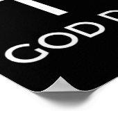 God Did Christian Faith Testimony Blessing Miracle Poster (Ecke)