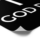 God Did Christian Faith Testimony Blessing Miracle Poster (Ecke)