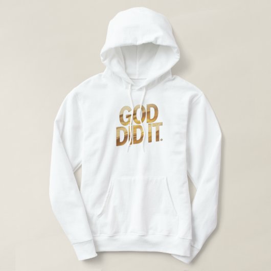 God Did It – Faith-Inspired Christian hoodie (Design vorne)