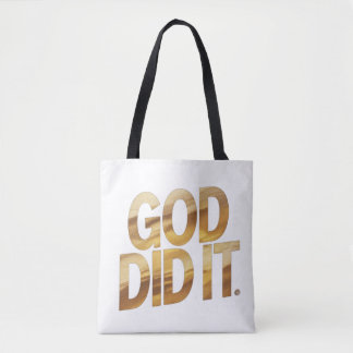 God Did It – Faith-Inspired Christian Tote Bag Tasche