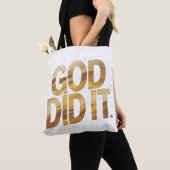 God Did It – Faith-Inspired Christian Tote Bag Tasche (Von Nahem)
