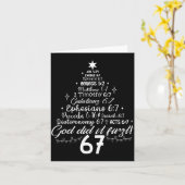 God Did It First 67 Christian Bible 6 7 Meme Chris Karte (Gelbe Blume)