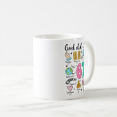 God Did It First 67 Six Seven Meme Jesus Christ Bi Kaffeetasse (VorderseiteRechts)