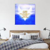 GOD Die Ewige Schöpfer Fraktal Kunstkomposition Leinwanddruck (Insitu (Schlafzimmer))