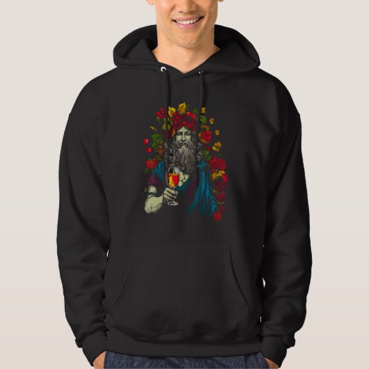 God Dionysus Greek Mythology Hoodie (Vorderseite)