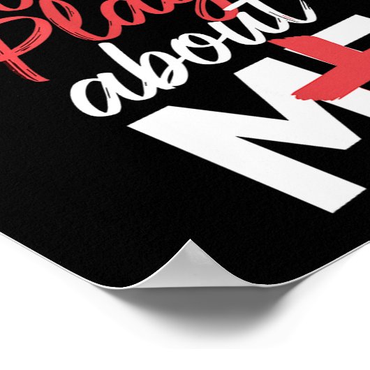 God Don't Play About Me Uplifting Sritual Expressi Poster (Ecke)