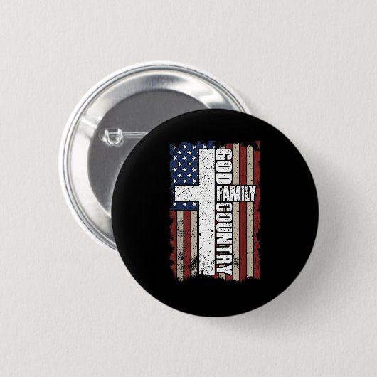 God Family Country Button (Vorne & Hinten)