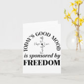 God Family Country Dom Faith Dom Family Love Cross Karte (Gelbe Blume)