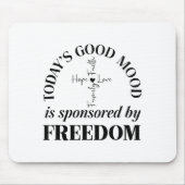 God Family Country Dom Faith Dom Family Love Cross Mousepad (Vorne)