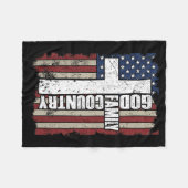 God Family Country Fleecedecke (Vorderseite (Horizontal))